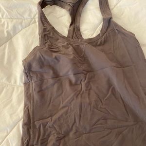 Lululemon grey nulu cool racer back. Size 6